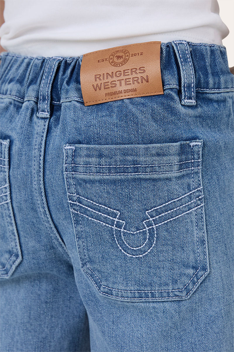 Ringers Western Georgie Kids Girls Wide Leg Jean - 2