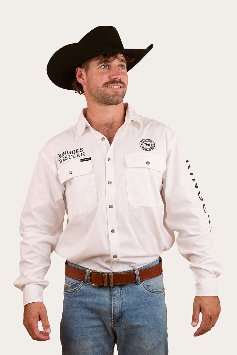 Ringers Western Hawkeye Mens Full Button Work Shirt - 21