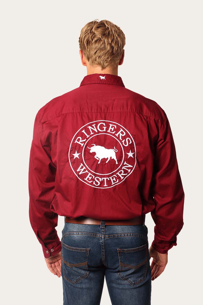 Ringers Western Hawkeye Mens Full Button Work Shirt - 4