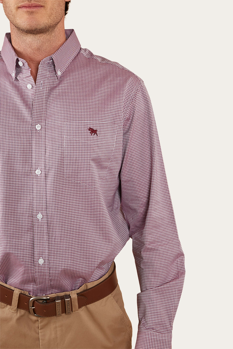 Ringers Western Heritage Mens Check Dress Shirt - 14