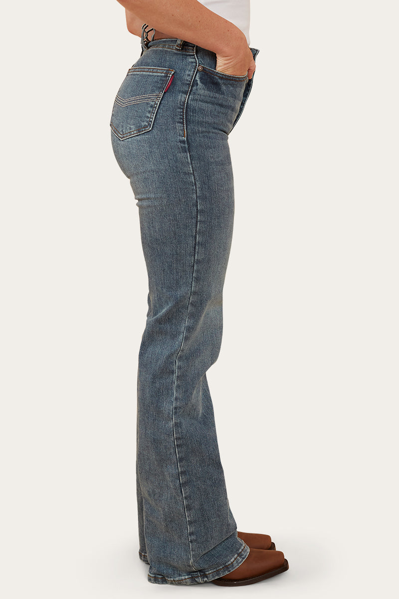 Ringers Western Indi Womens High-Rise Bootleg Jeans - 18