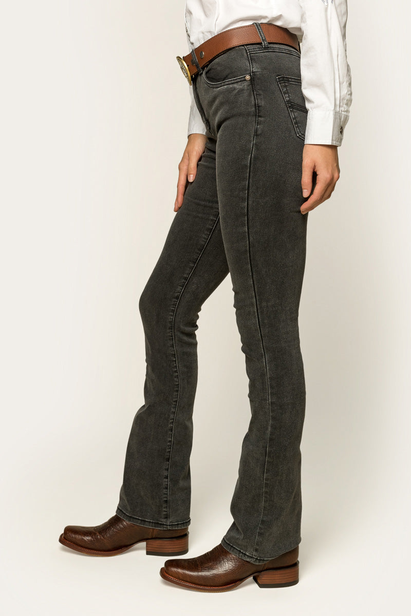 Ringers Western Katherine Cowgirl Womens Mid-Rise Bootleg Jeans - 7