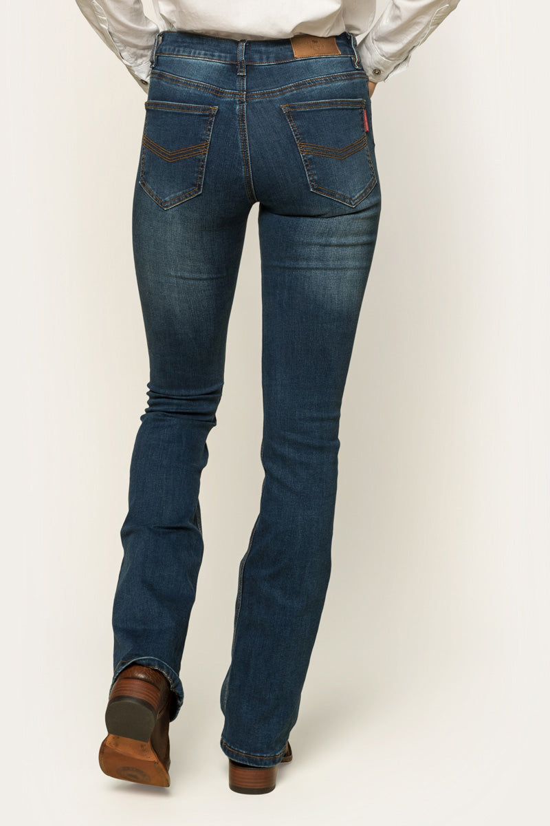 Ringers Western Katherine Womens Mid-Rise Bootleg Jeans - 12