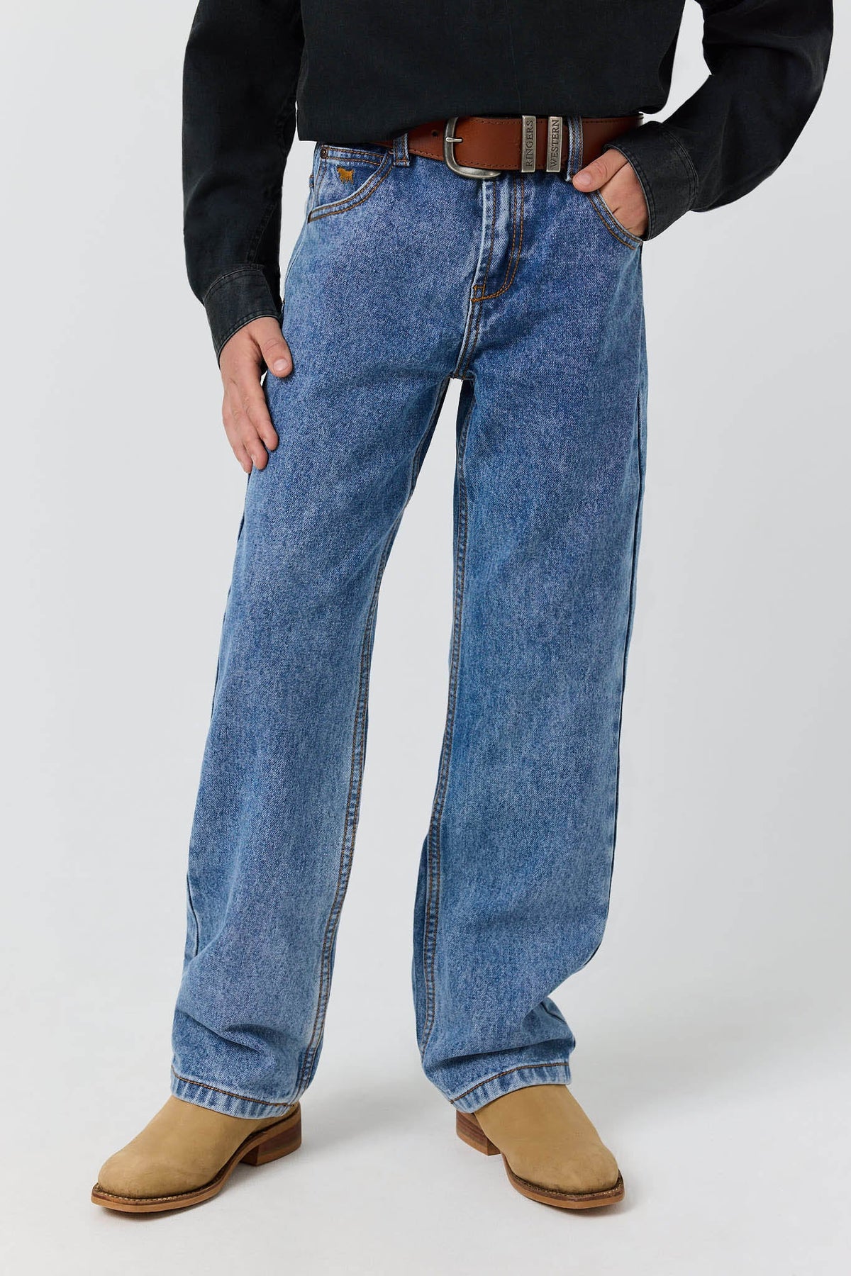Ringers Western Kingsley Kids Boys Jean - Front