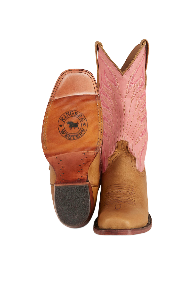 Ringers Western Longreach Womens Cuban Heel Boot - 9