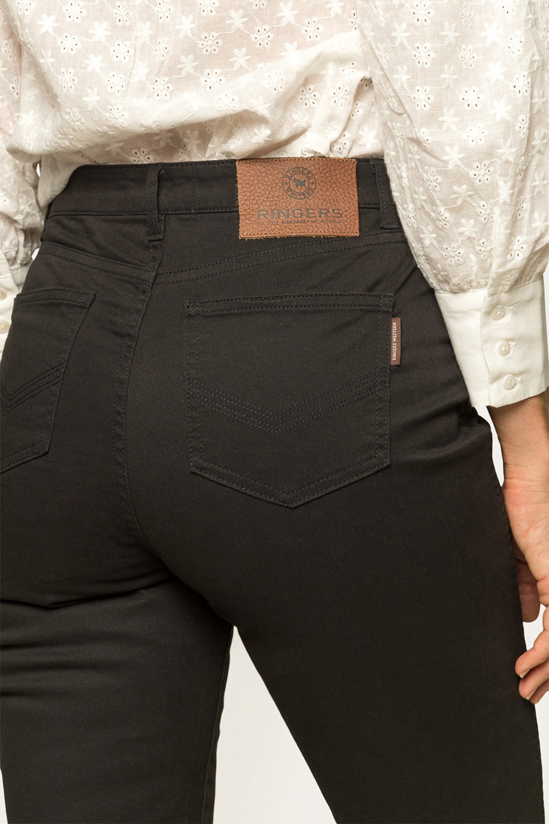 Ringers Western MacKenzie Womens 5 Pocket Stretch Drill Jeans - 2