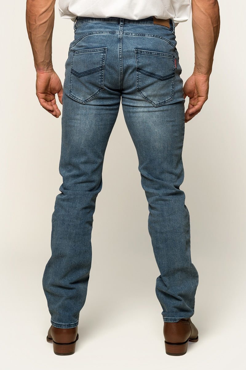 Ringers Western Mitchell Mens Mid Rise Straight Leg Jean - 12