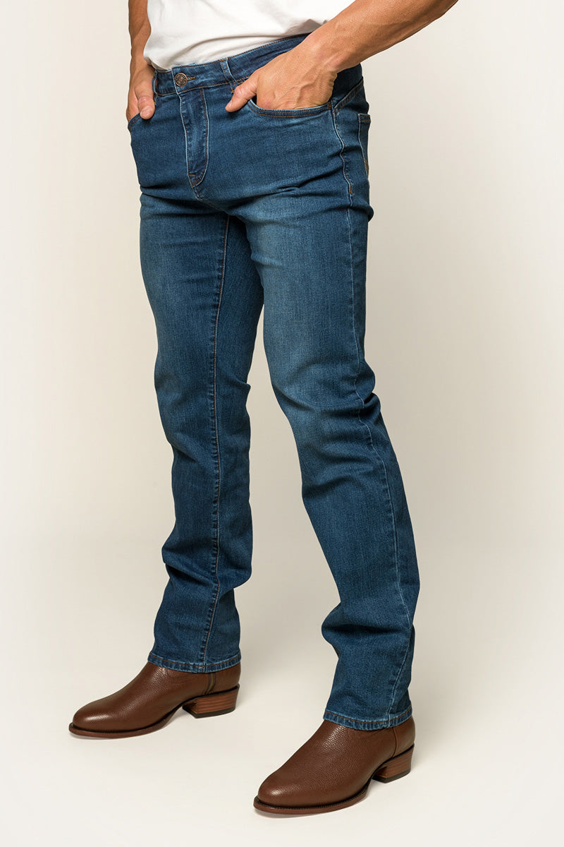 Ringers Western Mitchell Mens Mid Rise Straight Leg Jean - 13