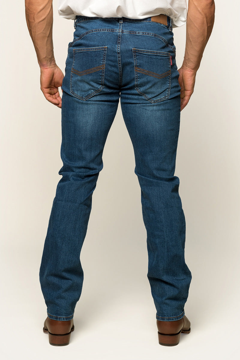 Ringers Western Mitchell Mens Mid Rise Straight Leg Jean - 16