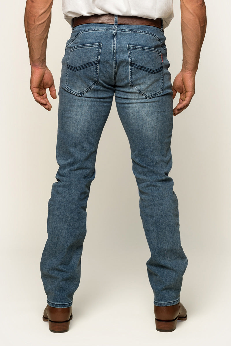 Ringers Western Mitchell Mens Mid Rise Straight Leg Jean - 8