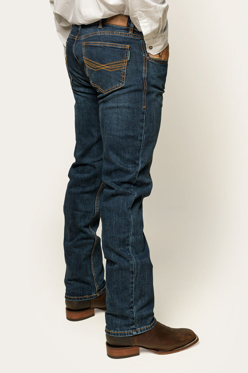 Ringers Western Muster Mens Mid Rise Slim Straight Fit Jeans - 3