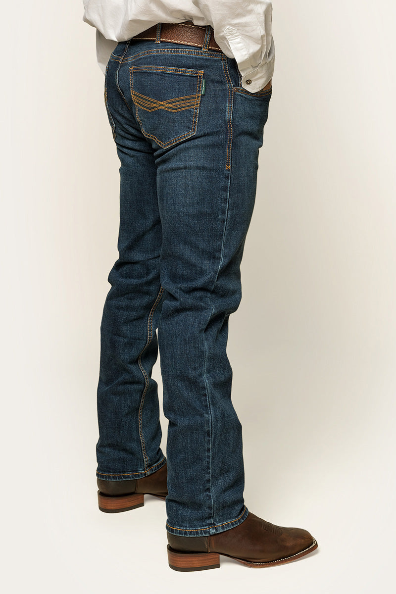 Ringers Western Muster Mens Mid Rise Slim Straight Fit Jeans - 8