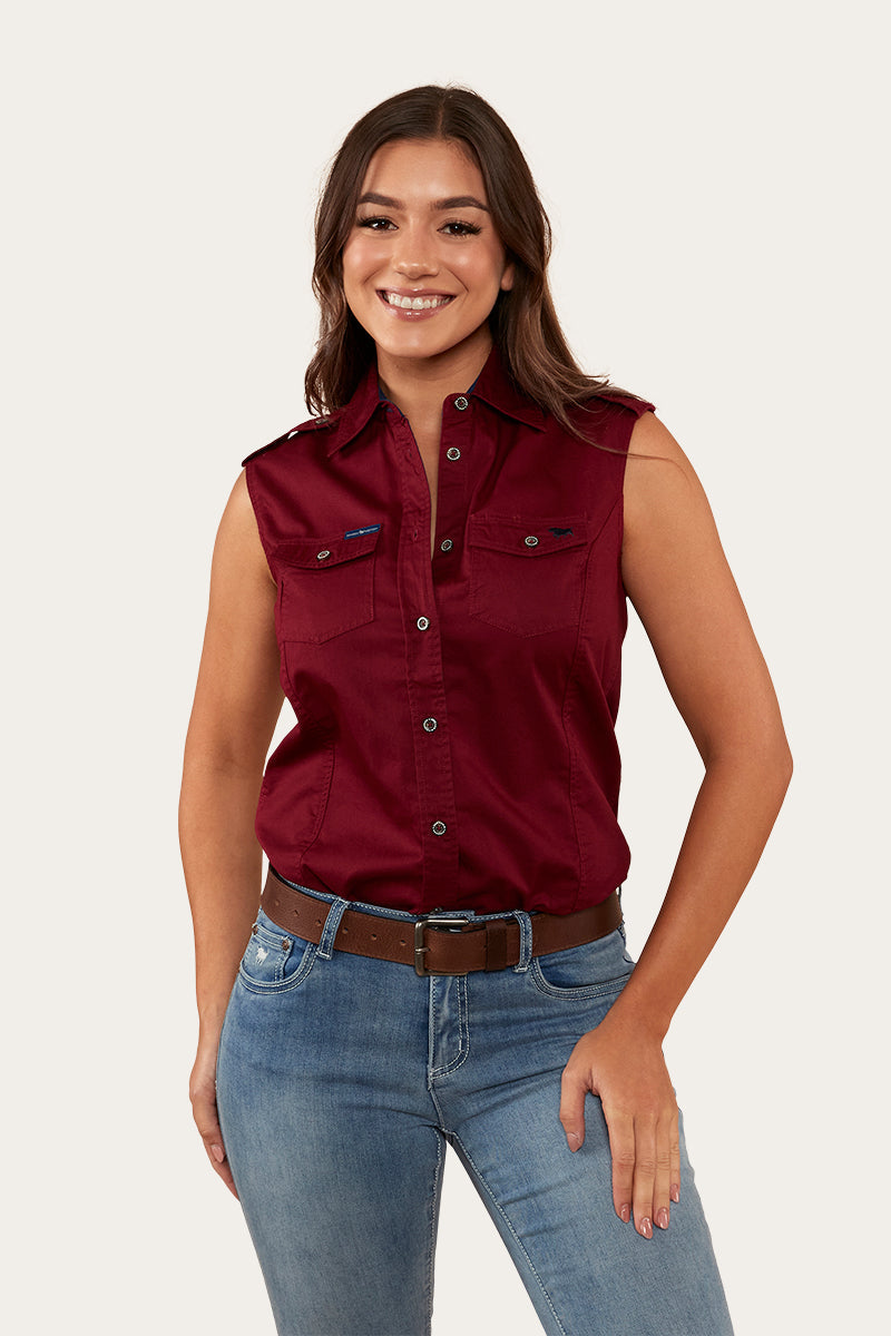 Ringers Western Pentecost River Womens Sleeveless Work Shirt - 5