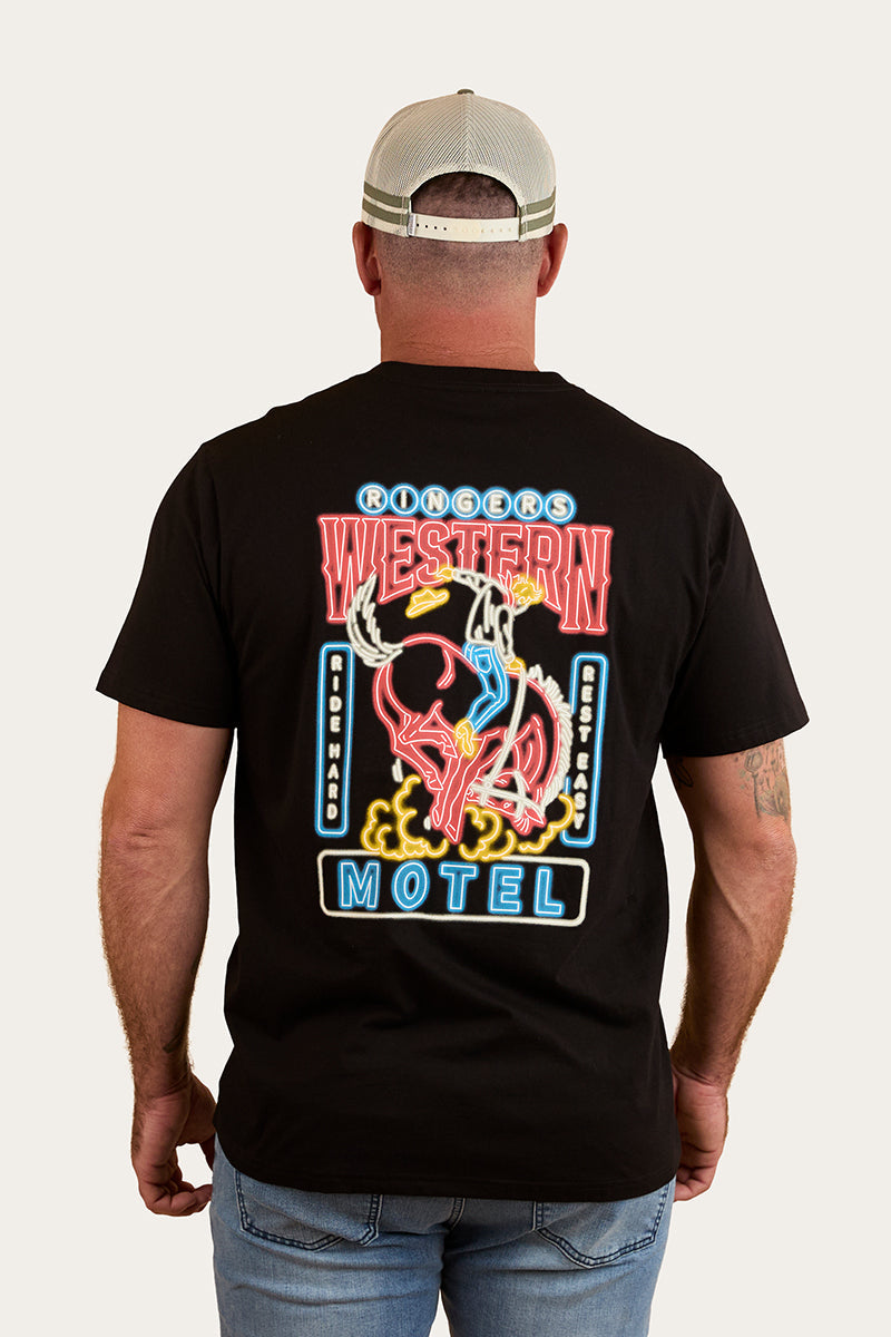 Ringers Western Ride Hard Mens Loose Fit T-Shirt