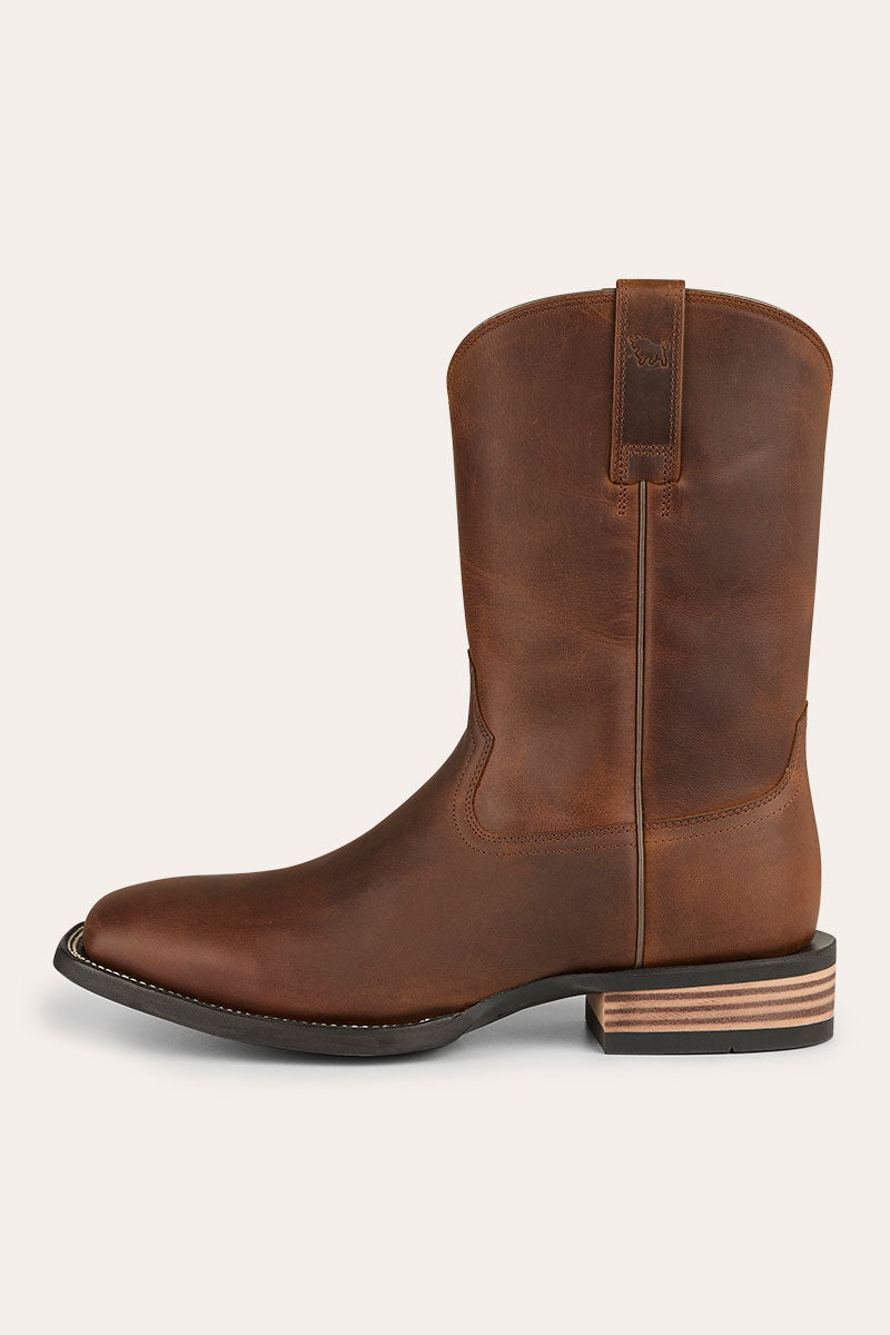 Ringers Western Roper Mens Square Toe Boot - 4