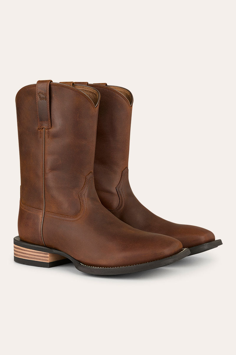 Ringers Western Roper Mens Square Toe Boot - Front