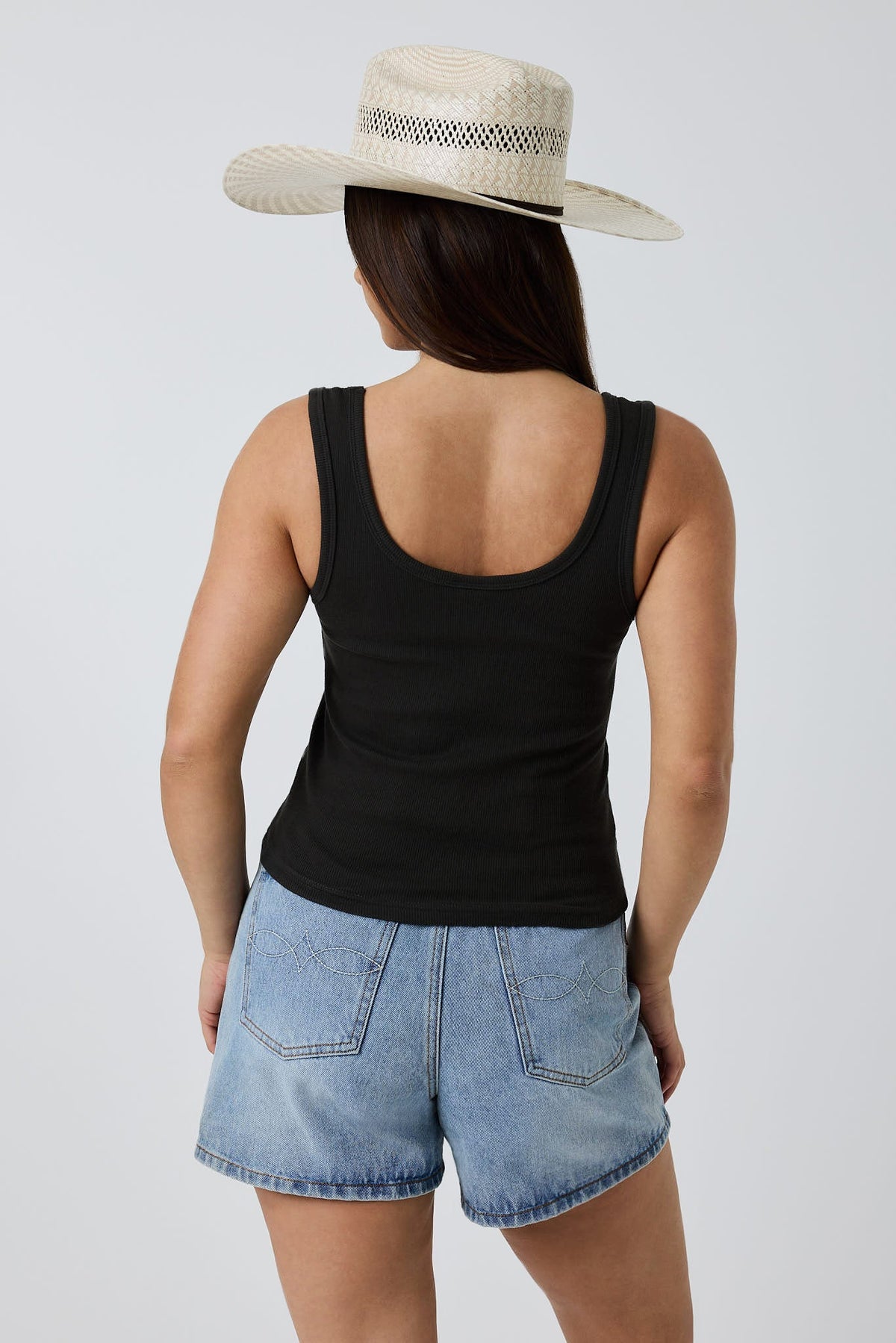 Ringers Western Roxy Womens Studded Tank - Back