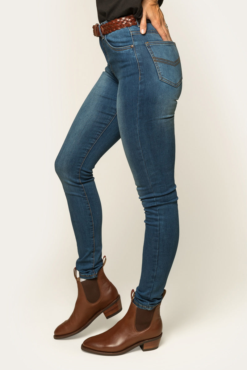 Ringers Western Sammy Womens High Rise Skinny Leg Jeans - 9