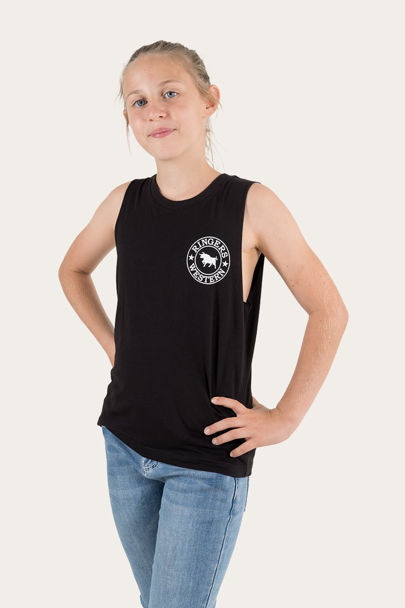 Ringers Western Signature Bull Kids Muscle Tank - 3