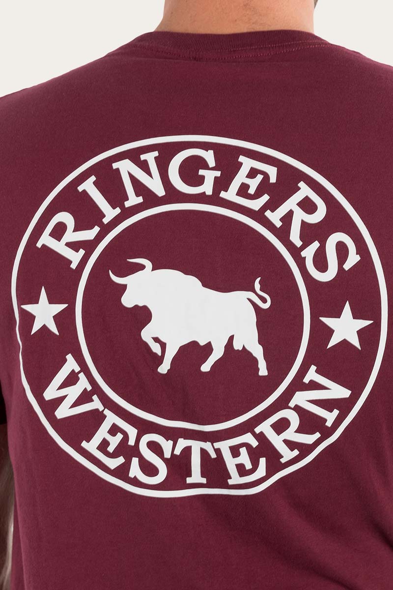 Ringers Western Signature Bull Mens Loose Fit T-Shirt - 26