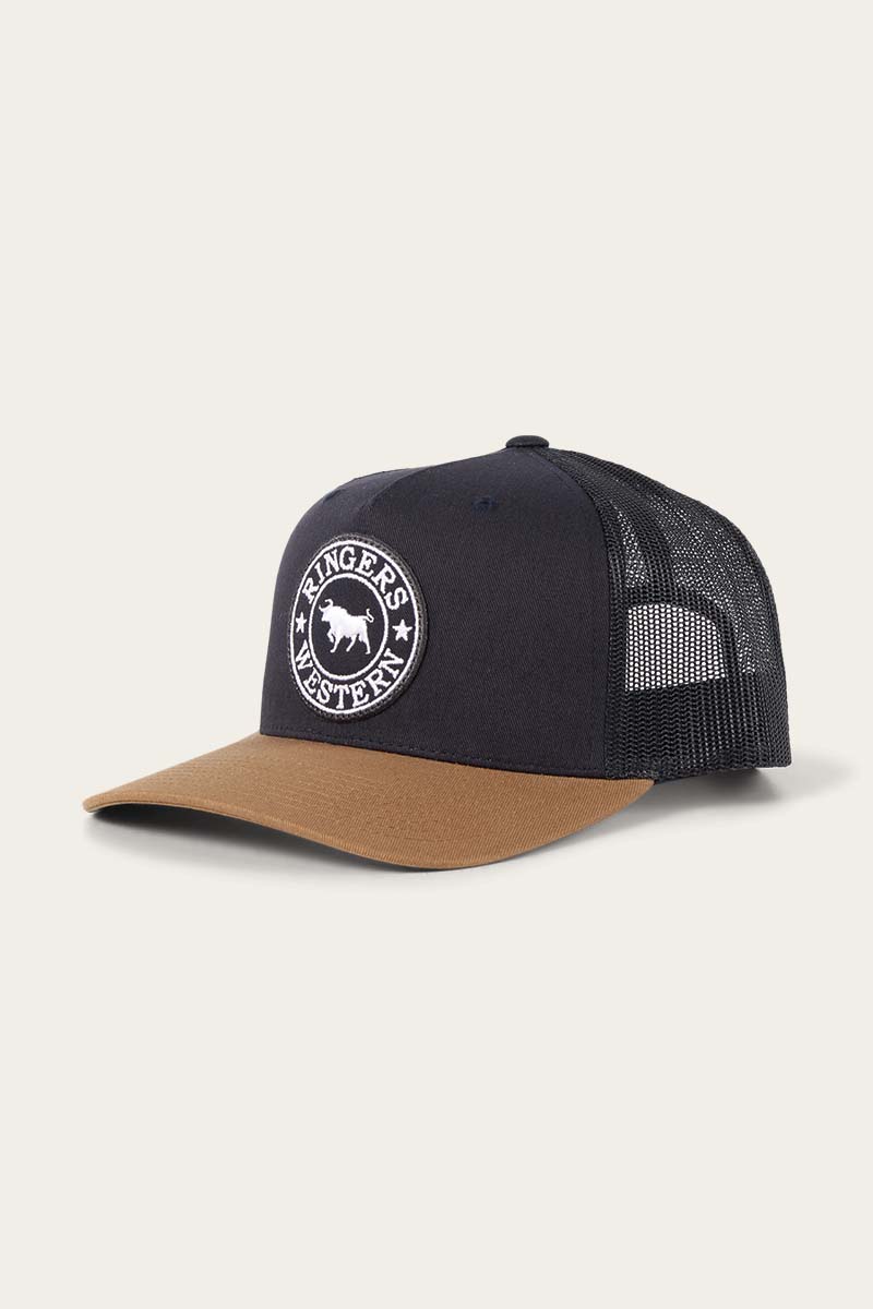 Ringers Western Signature Bull Trucker Cap - Dark Navy Clay