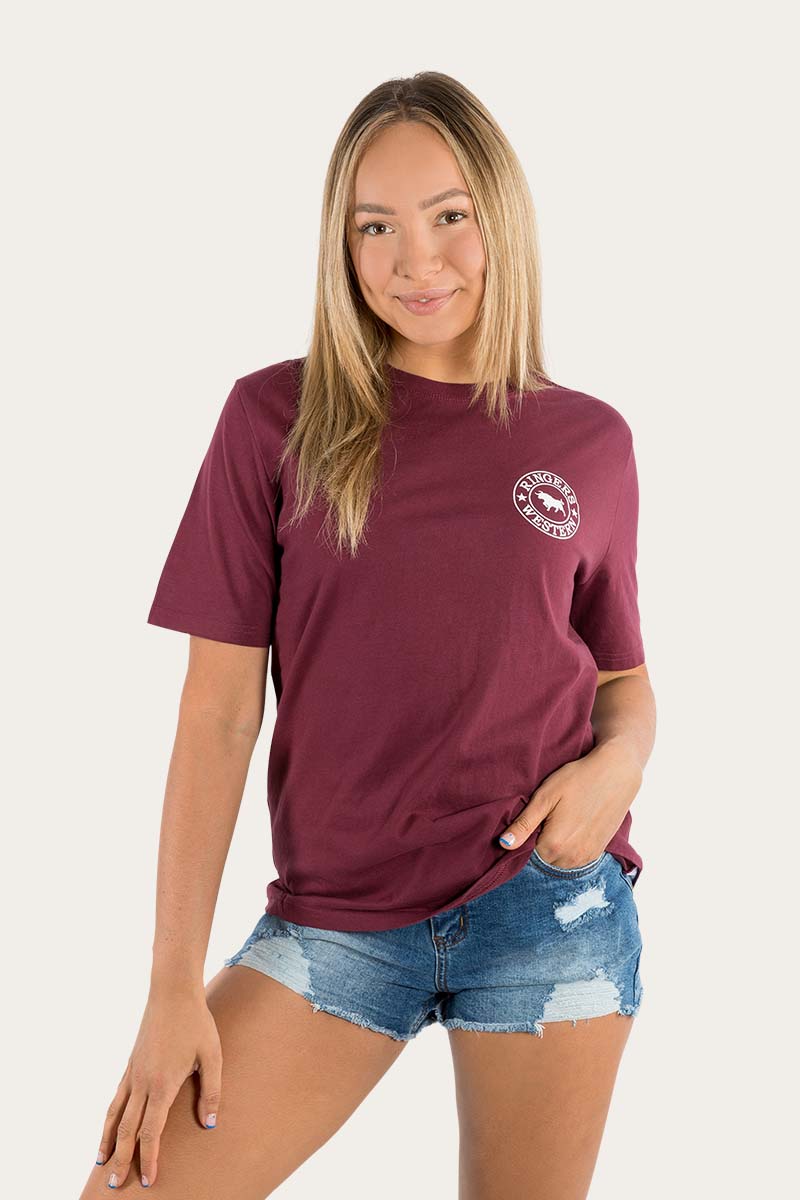 Ringers Western Signature Bull Womens Loose Fit T-Shirt - 21