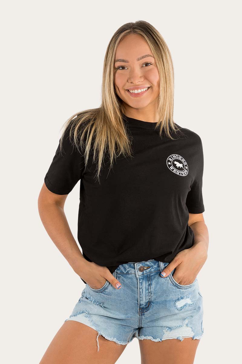 Ringers Western Signature Bull Womens Loose Fit T-Shirt - 26