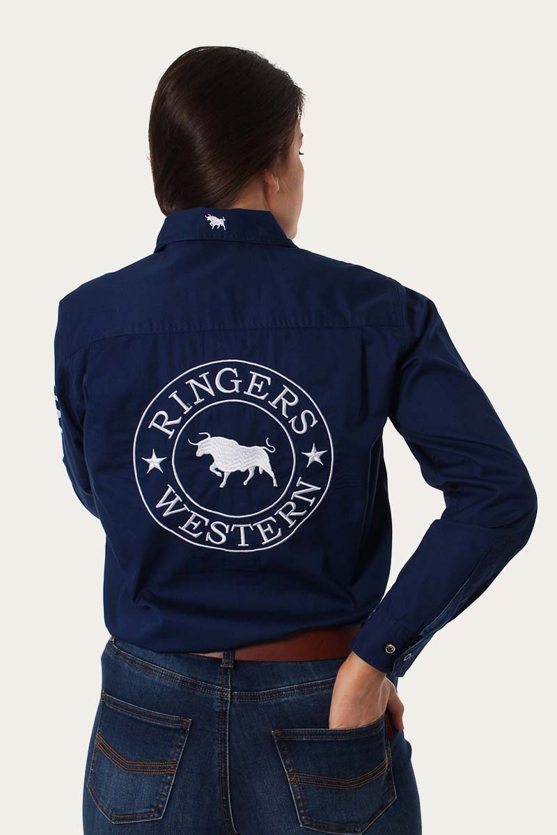 Ringers Western Signature Jillaroo Womens Full Button Work Shirt - 2