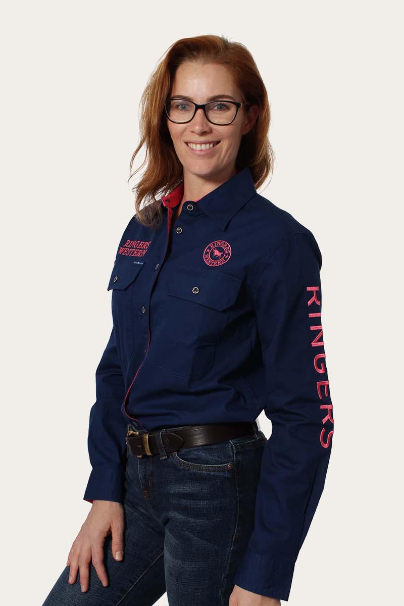 Ringers Western Signature Jillaroo Womens Full Button Work Shirt - 4