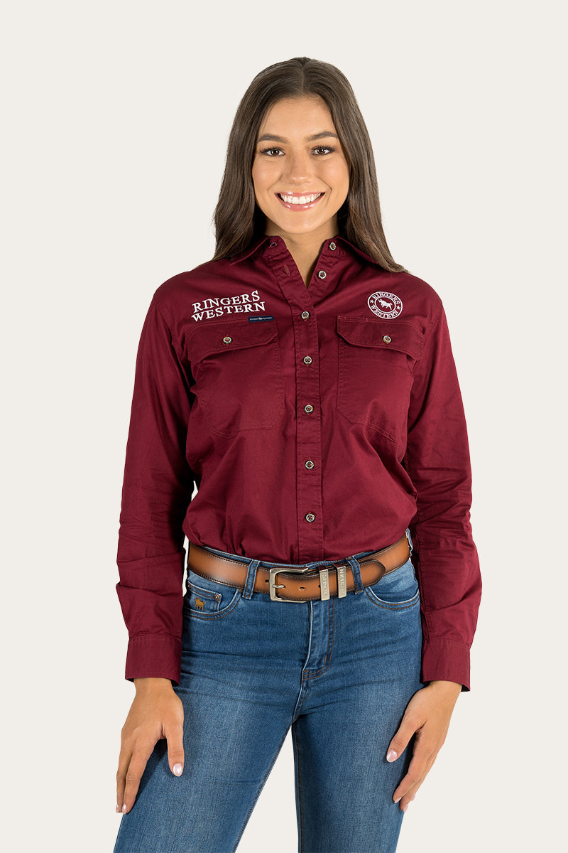 Ringers Western Signature Jillaroo Womens Full Button Work Shirt - 9