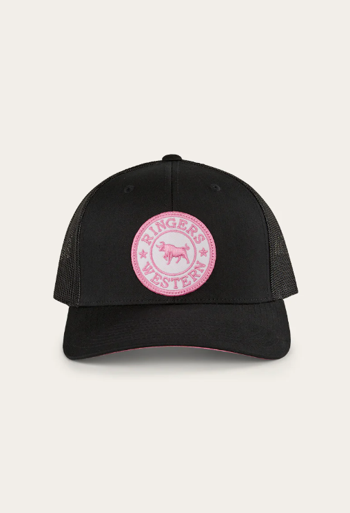 Ringers Western Tara Ponytail Trucker Cap - Black