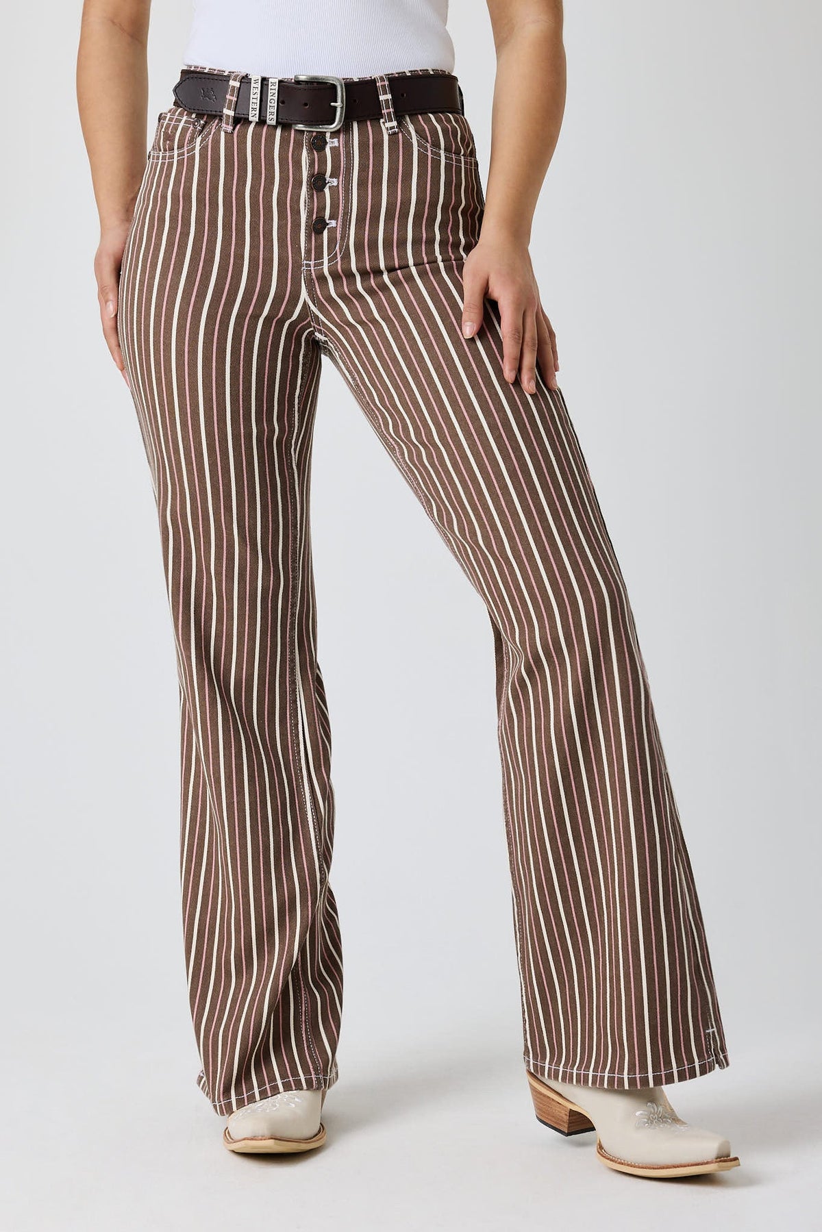 Ringers Western Tenika Womens Striped Denim Jean