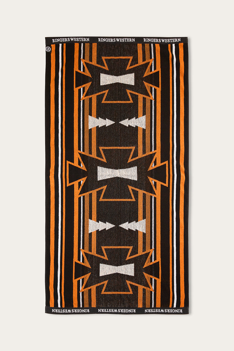 Ringers Western Towel - Jacquard Black