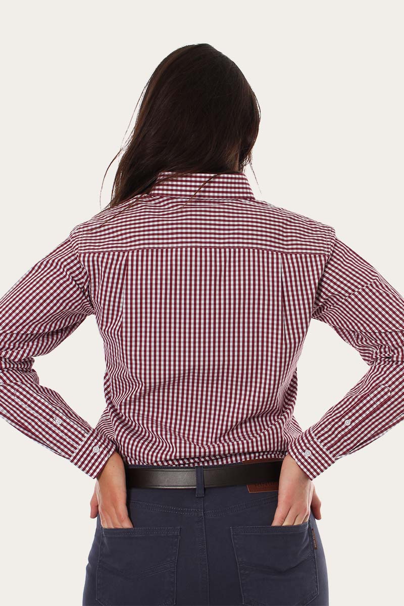 Ringers Western Davidson Womens Gingham Dress Shirt