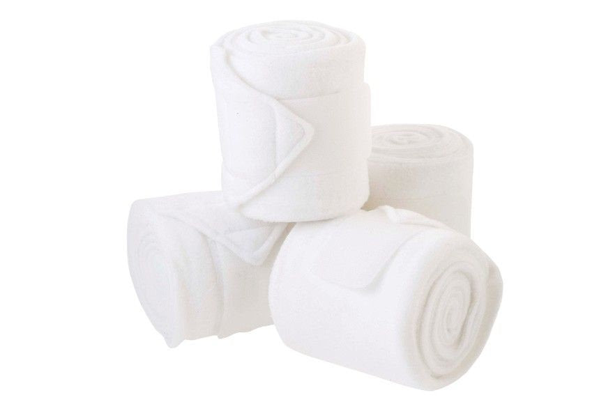 Roma Thick Polo Bandages 4 Pack - White