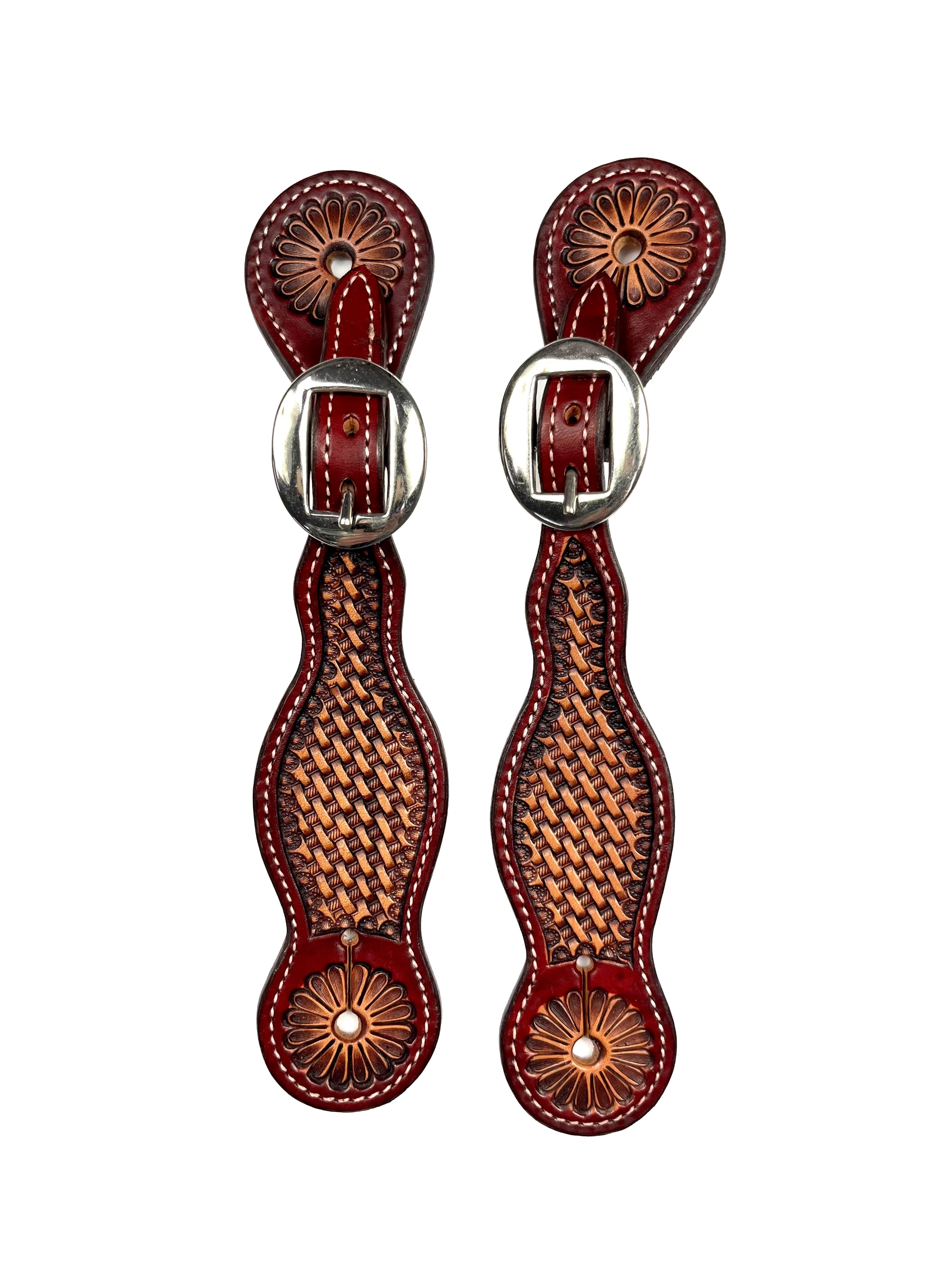 Ezy Ride Spur strap with Basket Stamping