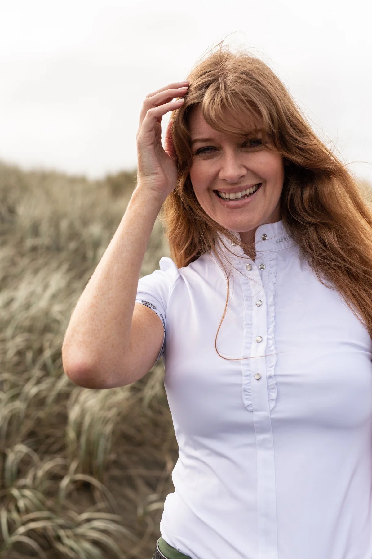 Saddle & Canter Mia Show Top - White