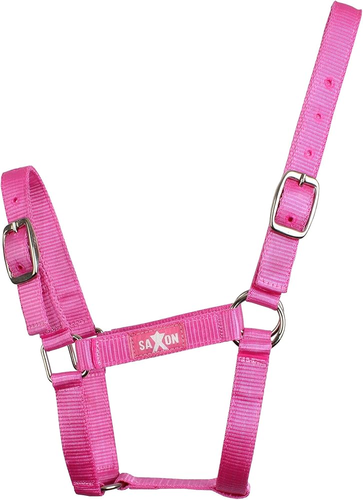 Saxon Economy Headcollar Halter - Pink