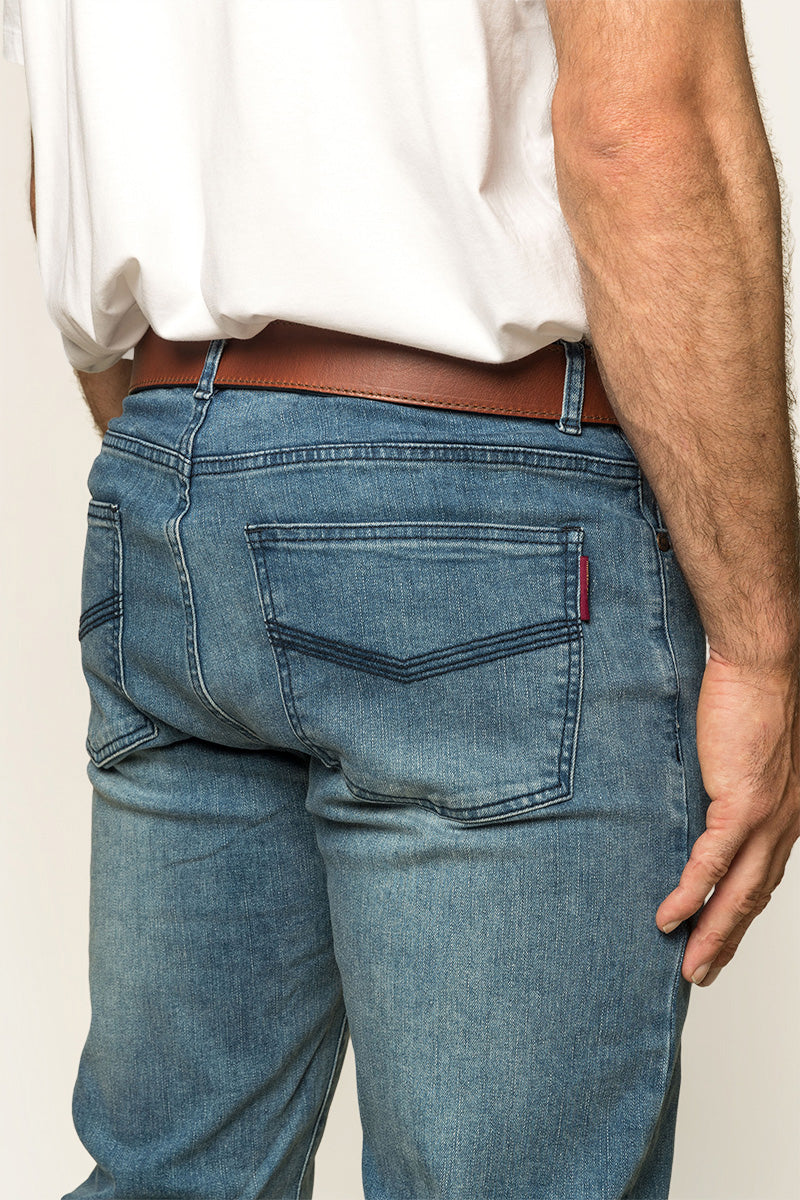 Ringers Western Burke Mens Tapered Slim Leg Jeans