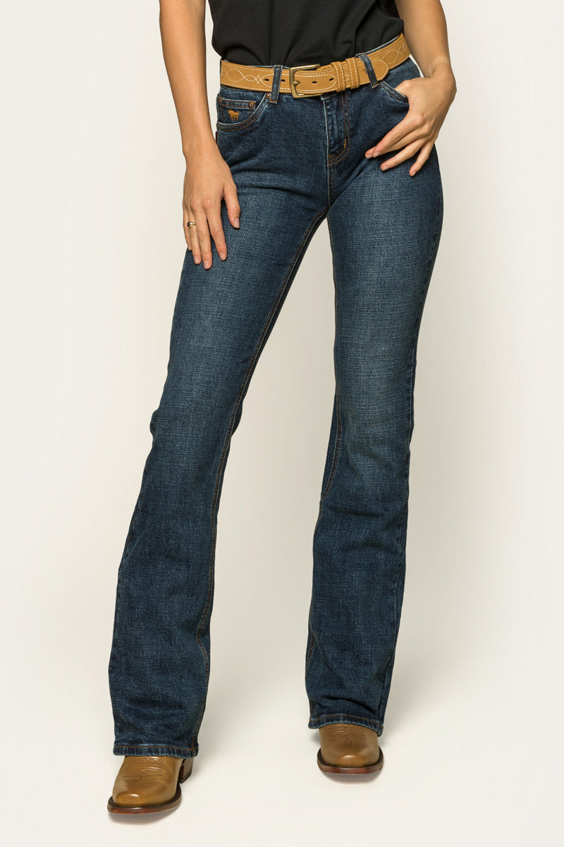 Ringers Western Megan Womens Low-Rise Bootleg Jeans