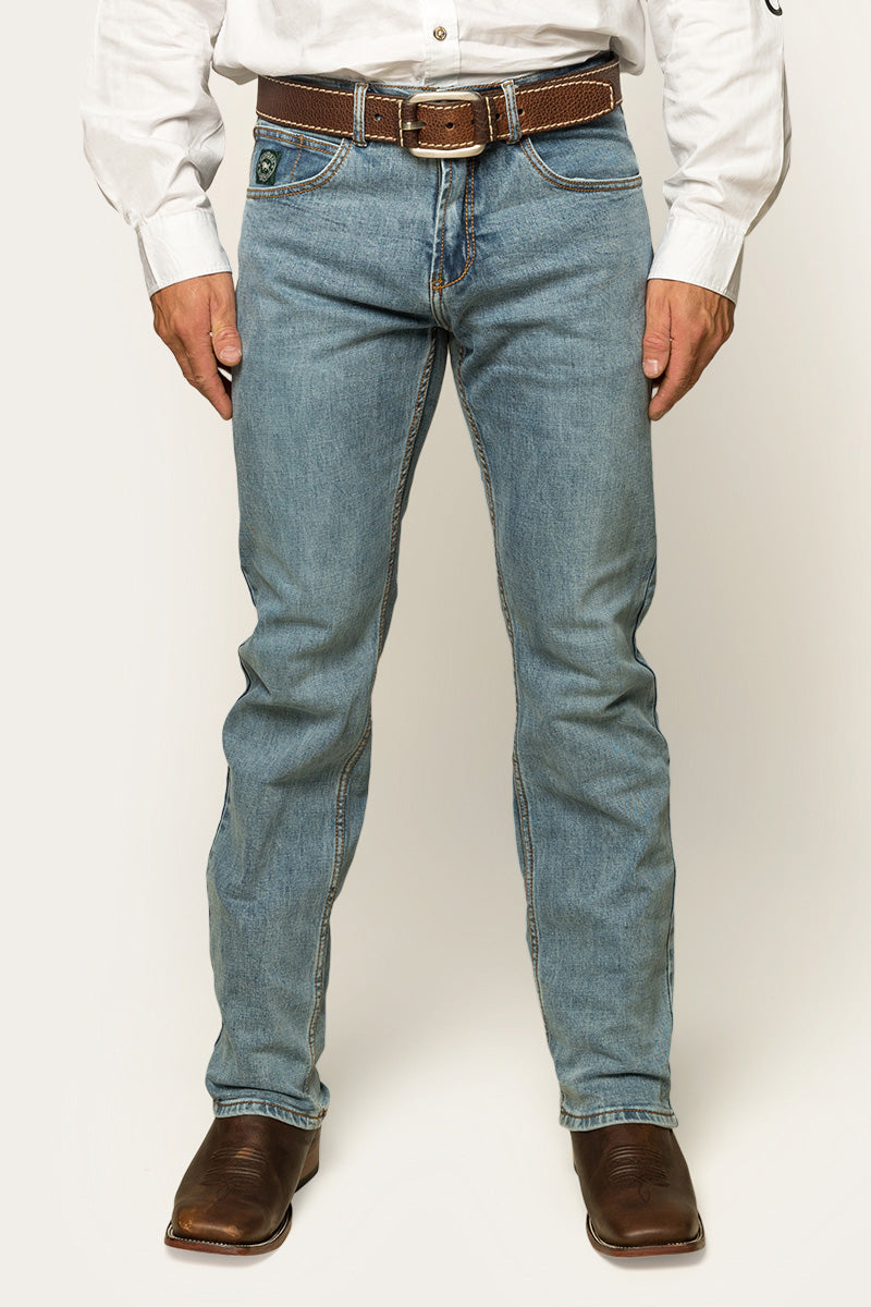 Ringers Western Muster Mens Slim Straight Fit Jeans