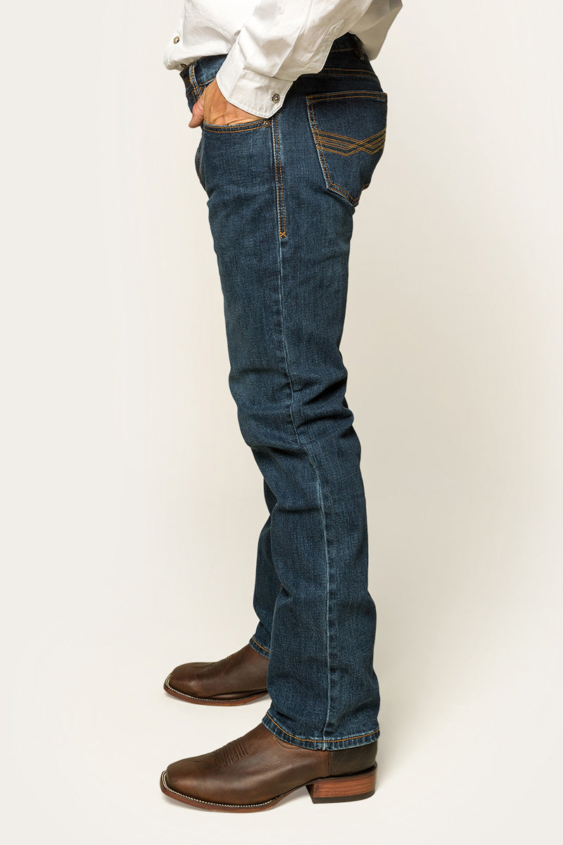 Ringers Western Muster Mens Slim Straight Fit Jeans