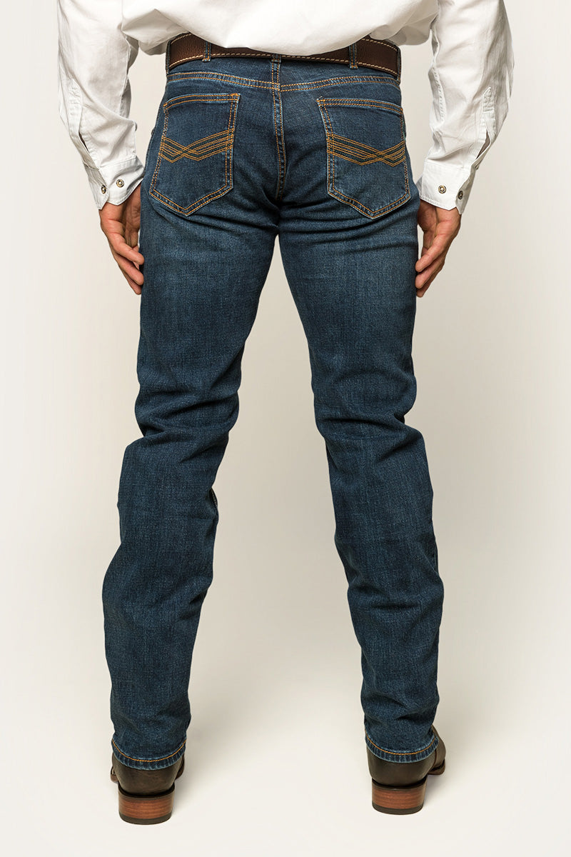 Ringers Western Muster Mens Slim Straight Fit Jeans