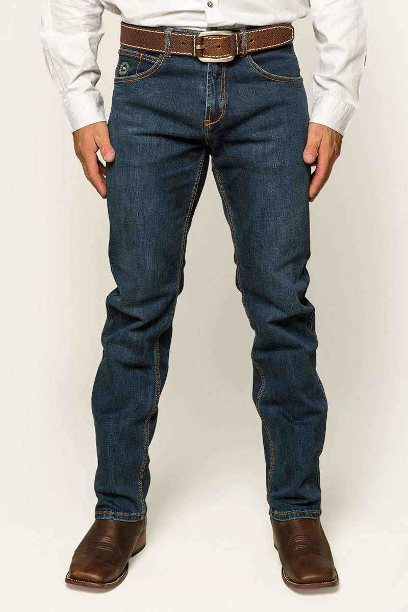 Ringers Western Muster Mens Slim Straight Fit Jeans