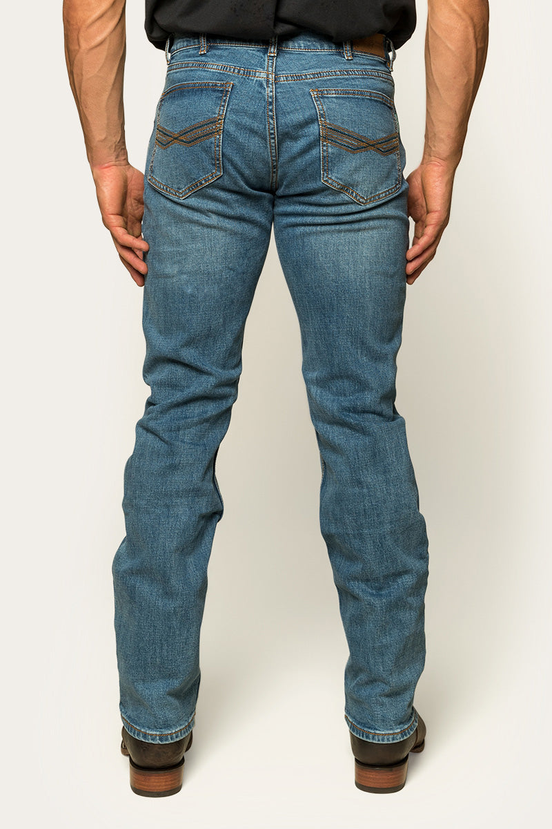 Ringers Western Muster Mens Slim Straight Fit Jeans