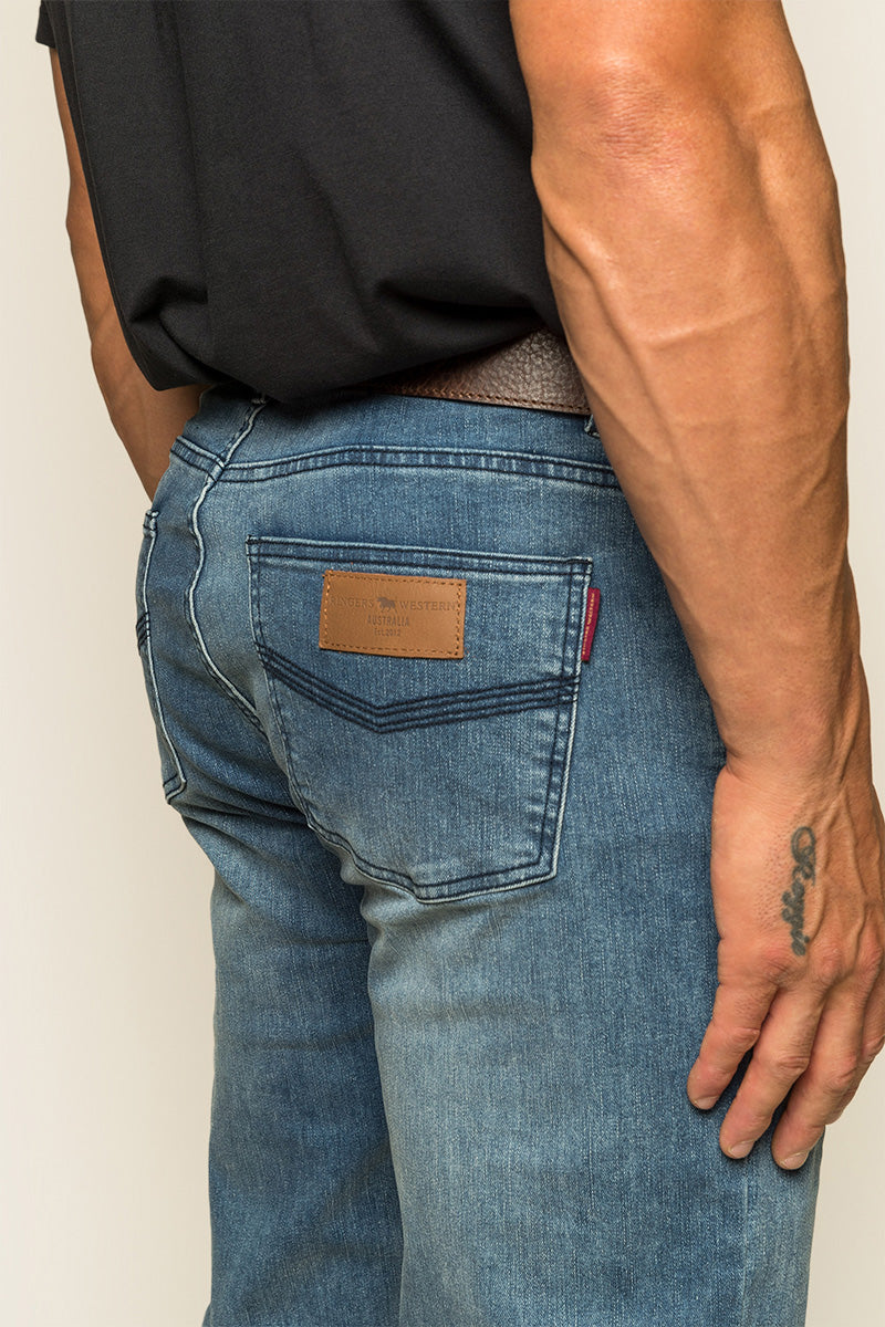 Ringers Western Sturt Mens Relaxed Leg Jeans