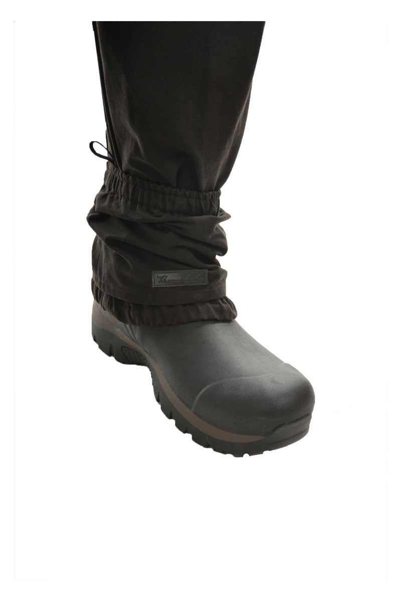 Thomas Cook High Country Bushman Short Oilskin Gaiters Rustic Mulch