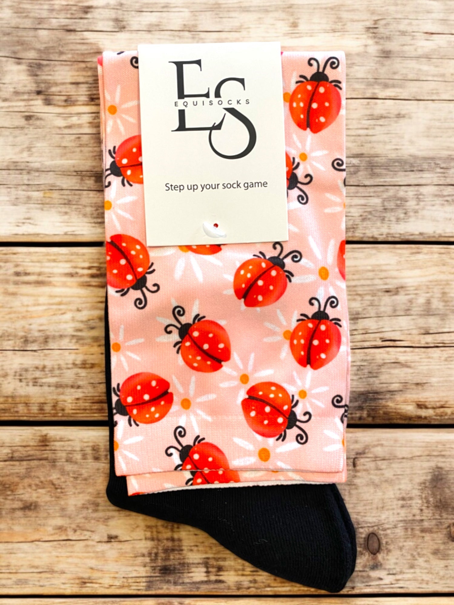 Equisocks LadyBug Gallop Socks