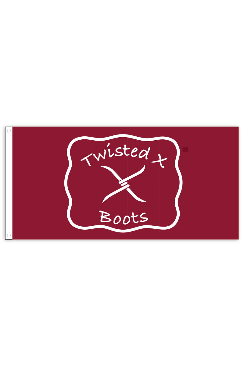 Twisted X Boots Logo Flag