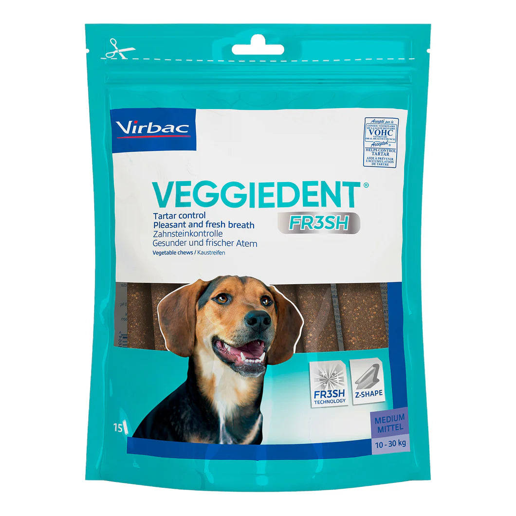 Virbac Veggiedent FR3SH Dental Chews